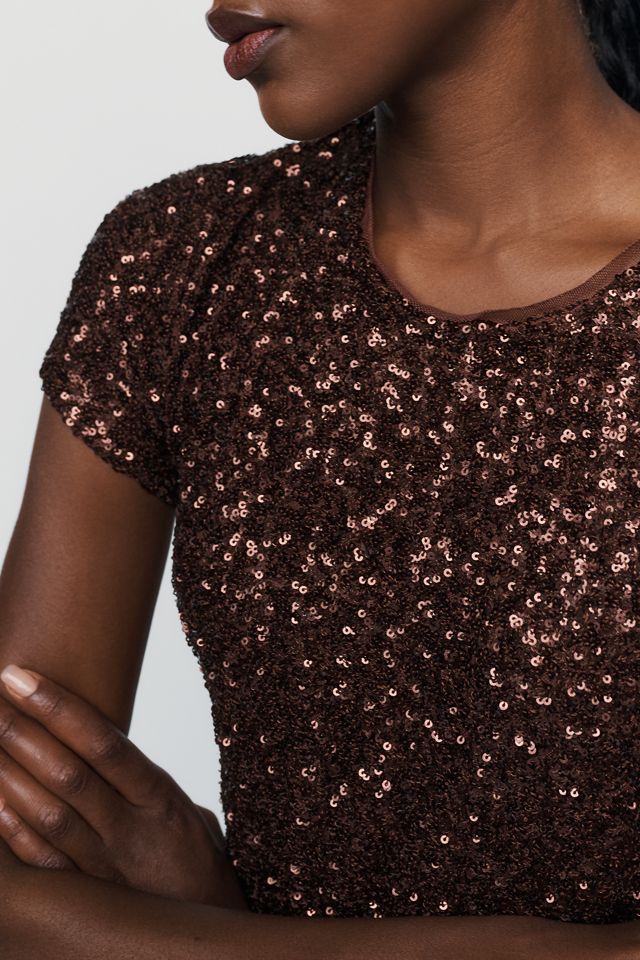 Maeve Sequin Muscle T-Shirt #2
