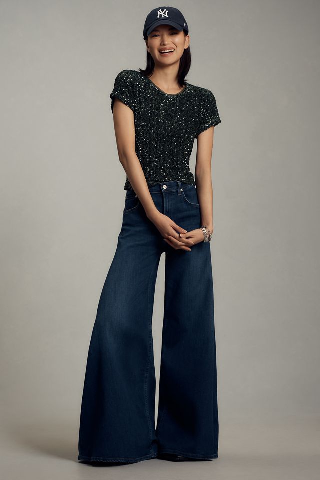 Maeve Sequin Muscle T-Shirt #2