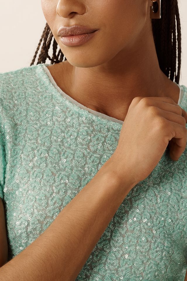 Maeve Sequin Tee #3