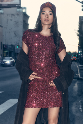 Maeve Sequin Tee product page