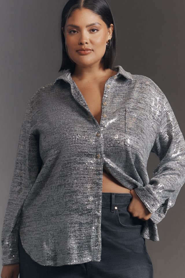 The Hadley Relaxed Buttondown Shirt by Pilcro: Shine Edition #4