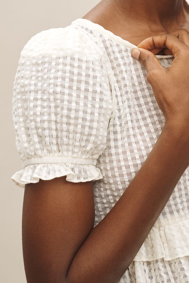 Maeve Baby Doll Ruffled Top #3