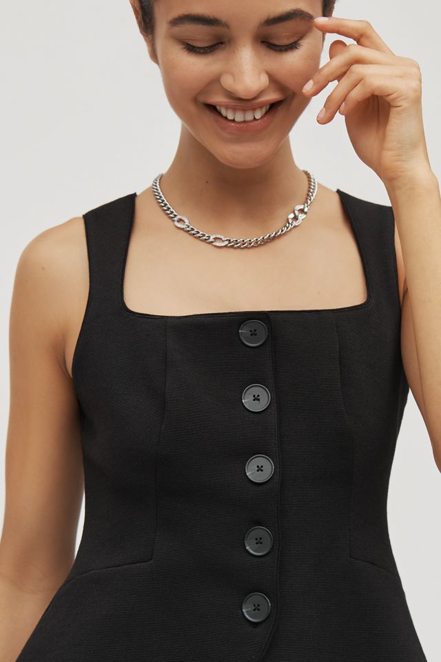 Maeve Structured Longline Vest #2