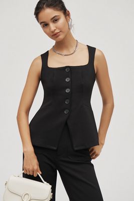 Maeve Structured Longline Vest