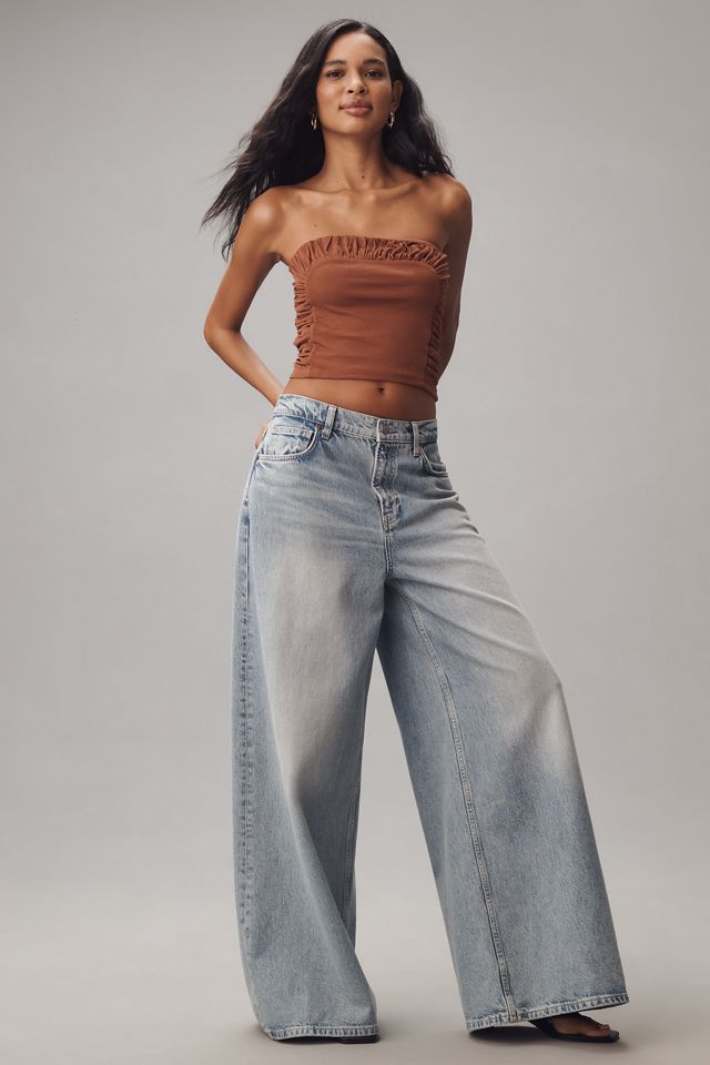 By Anthropologie Ruched Tube Top