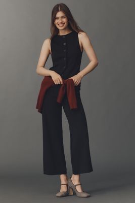 Gilet en maille boutonnée Maeve