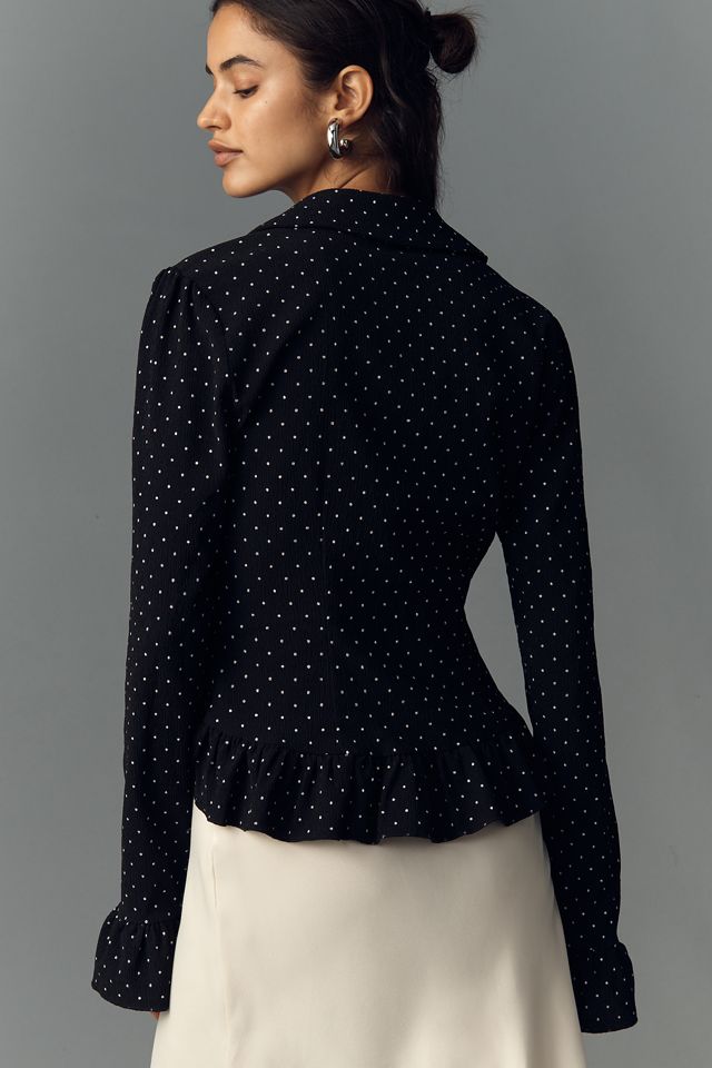 Top con Volantes y Cuello en V Smocked Maeve #1