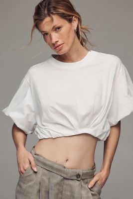 By Anthropologie Short-Sleeve Bubble Tee