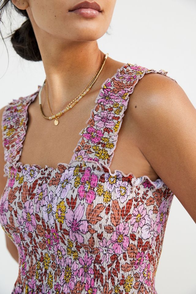 Smocked Babydoll Tank #1