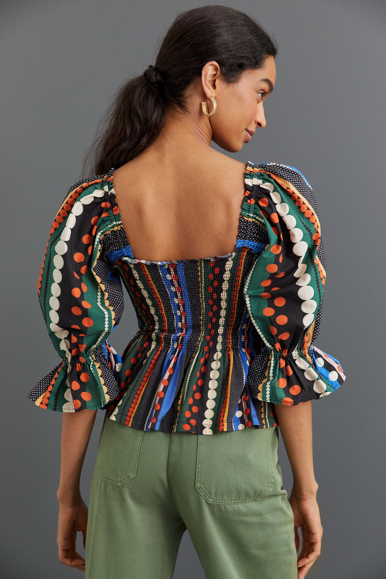 Smocked Sweetheart Blouse