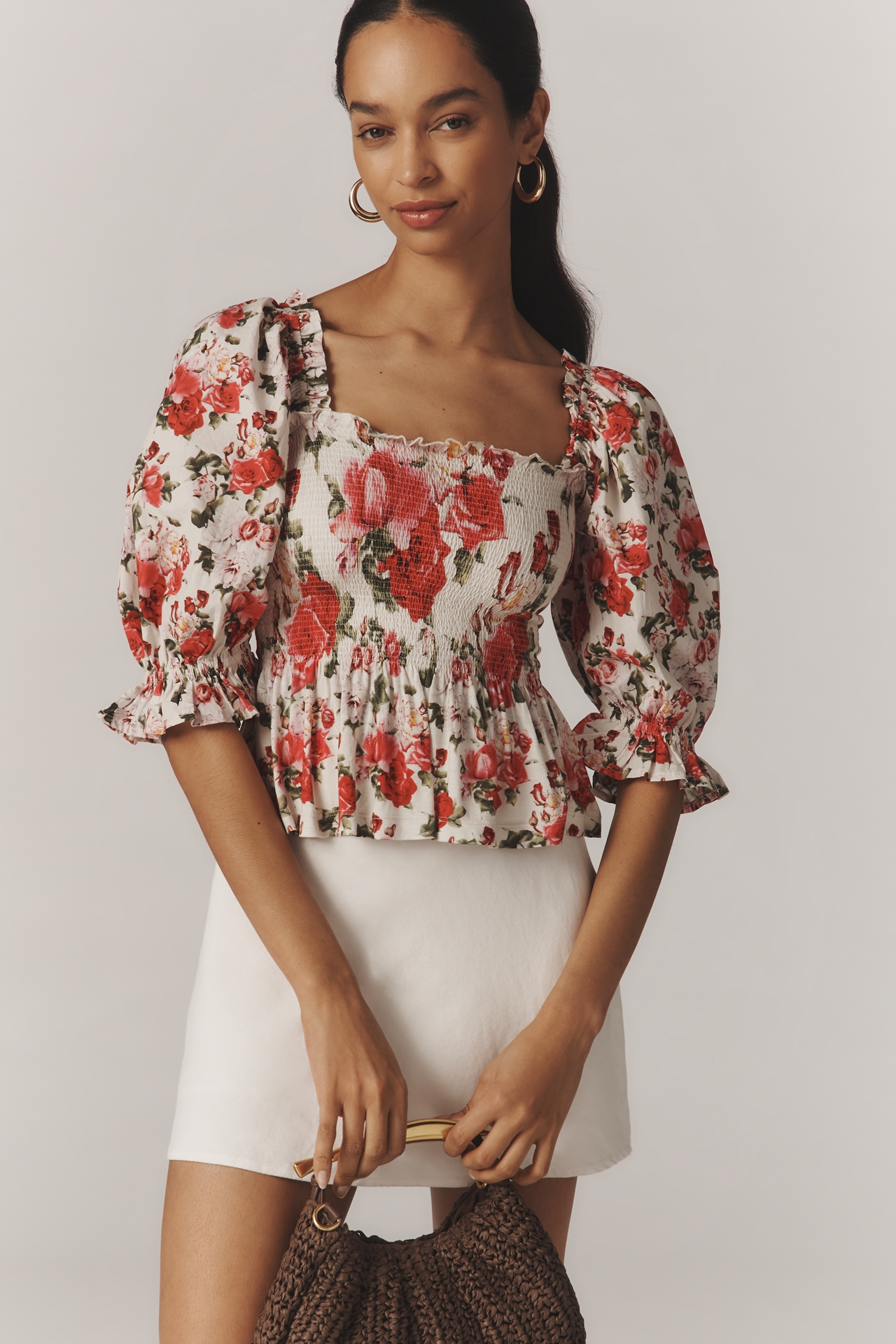 Smocked Sweetheart Blouse