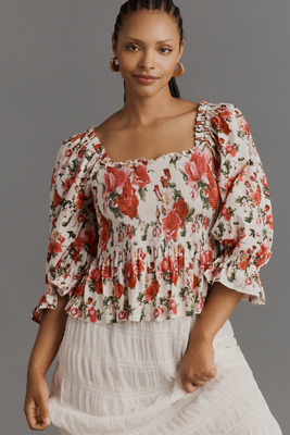 Smocked Sweetheart Blouse