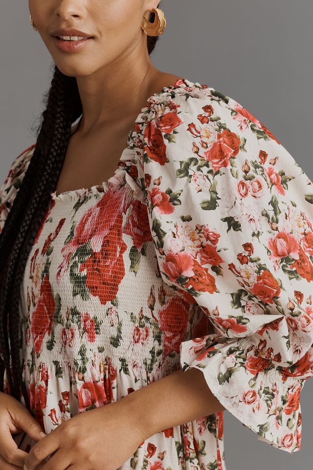 Smocked Sweetheart Blouse #6