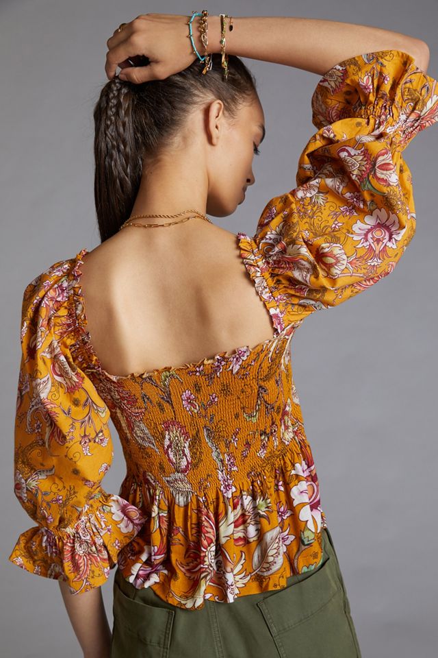 Smocked Sweetheart Blouse #2