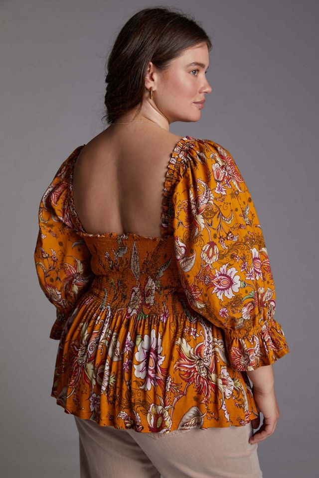 Smocked Sweetheart Blouse #4
