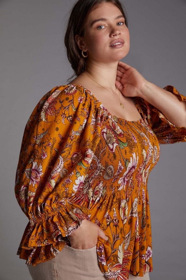 Smocked Sweetheart Blouse #3