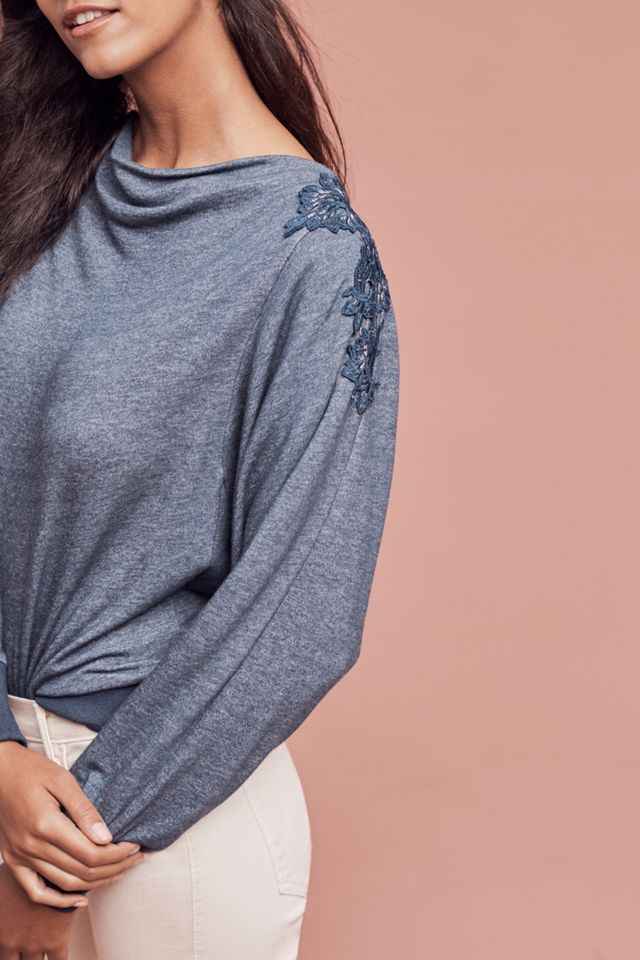 Bria Lace-Back Sweatshirt #2
