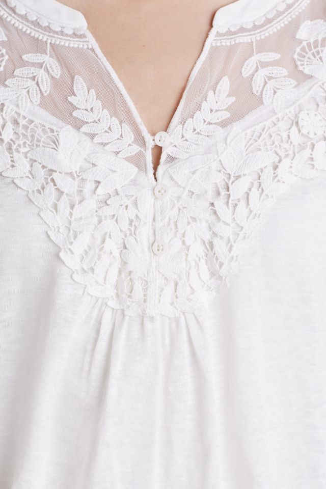 Lace Cloaked Tee #4