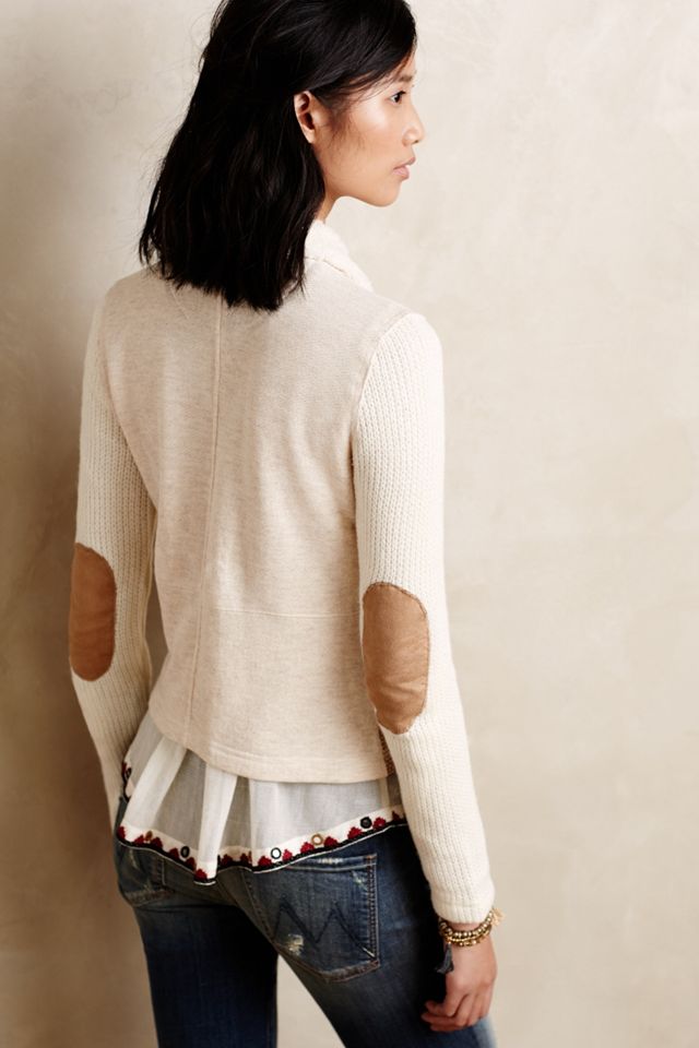 Sherpa-Lined Waterfall Cardigan #1