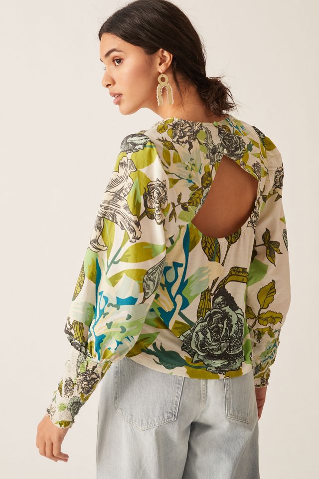 Zlovia Open-Back Blouse #3