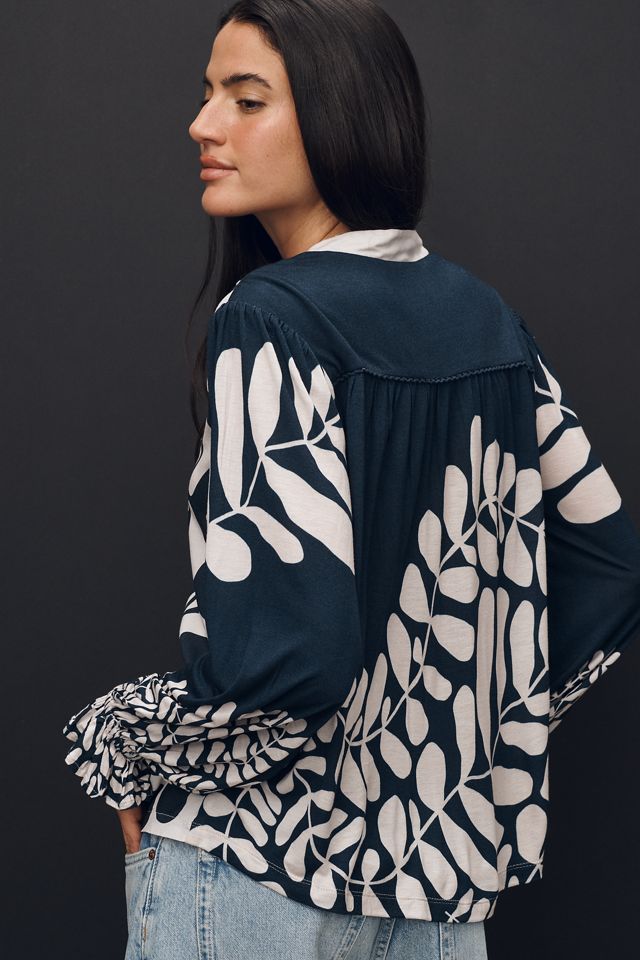 Bl-nk Stephanie Long-Sleeve Top | Anthropologie