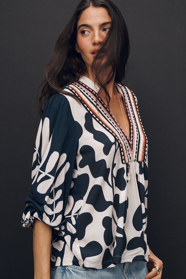 Bl-nk Stephanie Long-Sleeve Top | Anthropologie