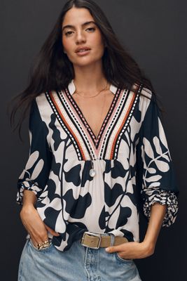 Bl-nk Stephanie Long-Sleeve Top