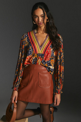 Bl-nk Stephanie Long-sleeve Top In Assorted