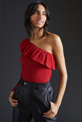 anthropologie red top