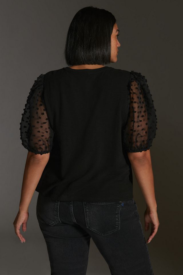 Maeve Woven Puff-Sleeve Top #6