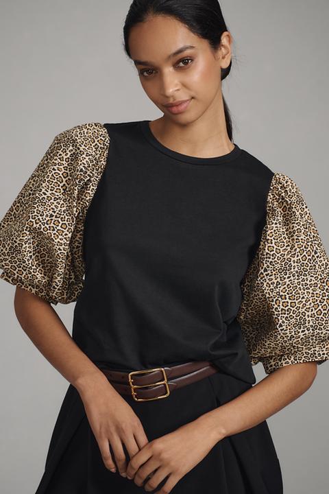English Factory Puff-Sleeve Top