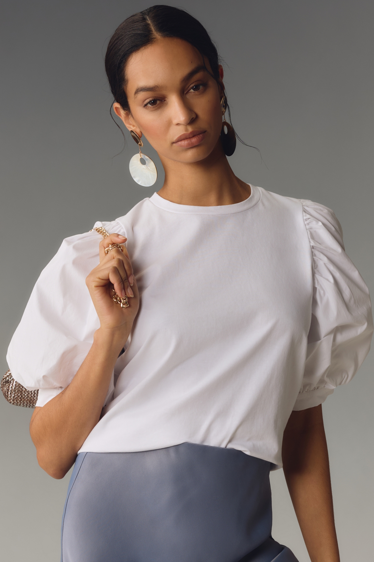 English Factory Puff-Sleeve Top