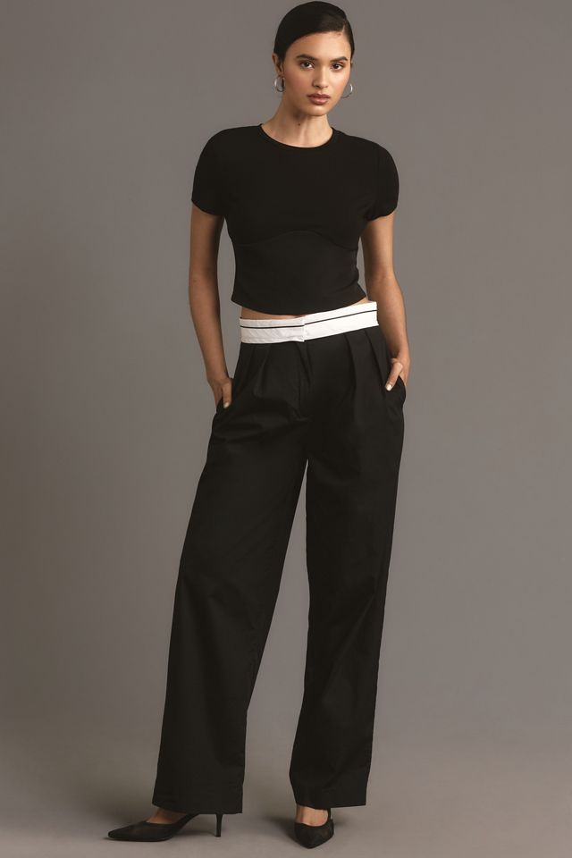 Grey Lab Crop Bustier Tee #2