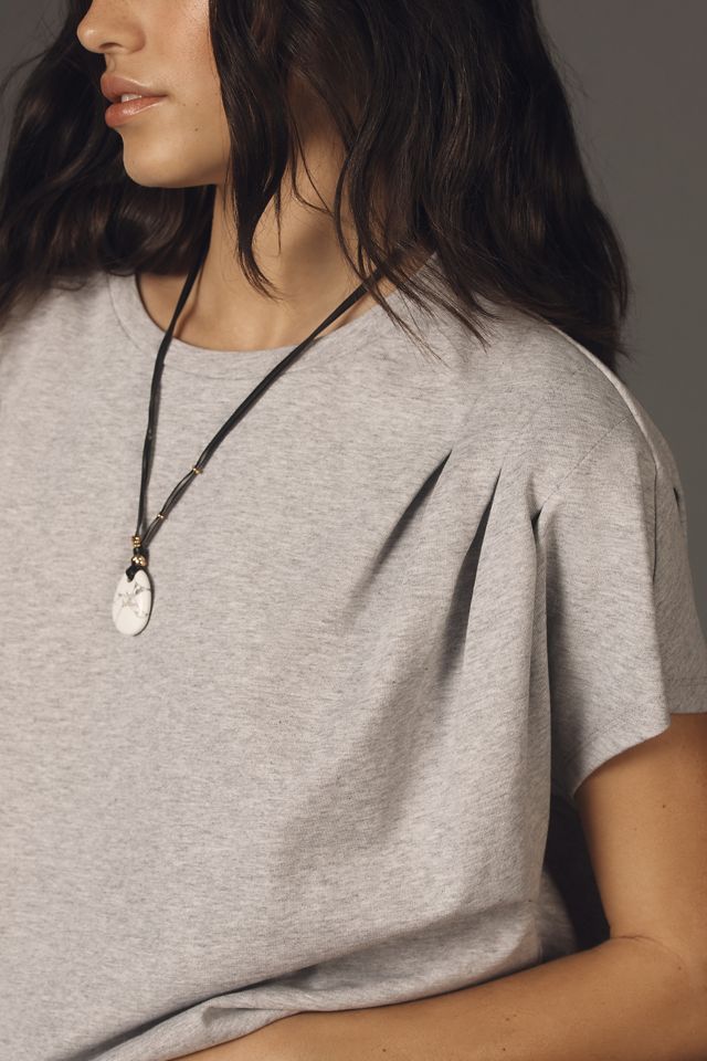 English Factory Pleated-Shoulder Tee #3