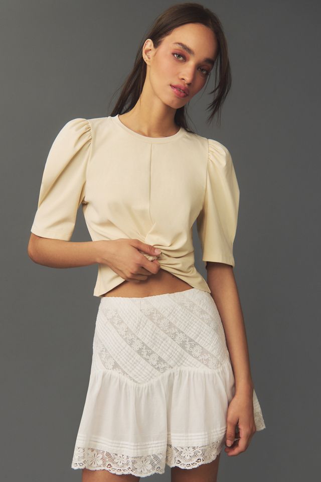 Endless Rose Twist Crop Top | Anthropologie