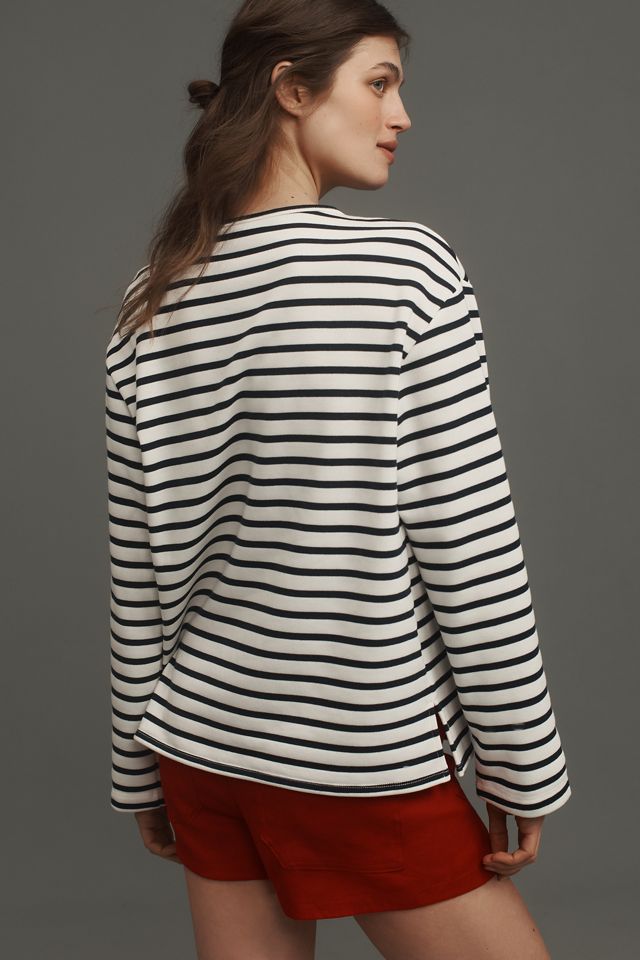 English Factory Long-Sleeve Embroidered Hearts Top #1