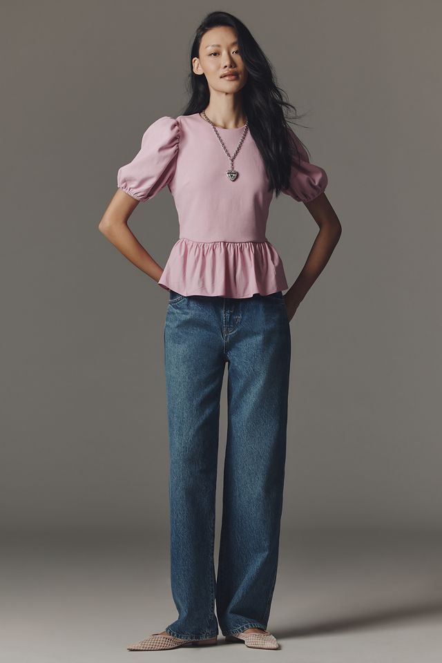 English Factory Bubble-Sleeve Blouse #1