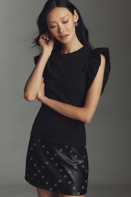 English Factory Ruffled Knit Top