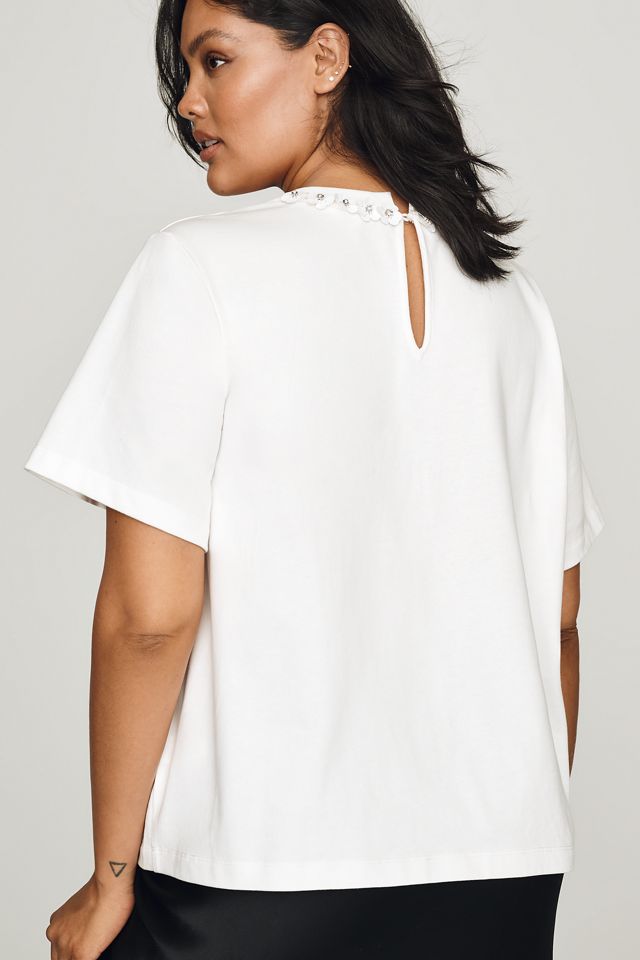 English Factory Pearl Bow Top #2
