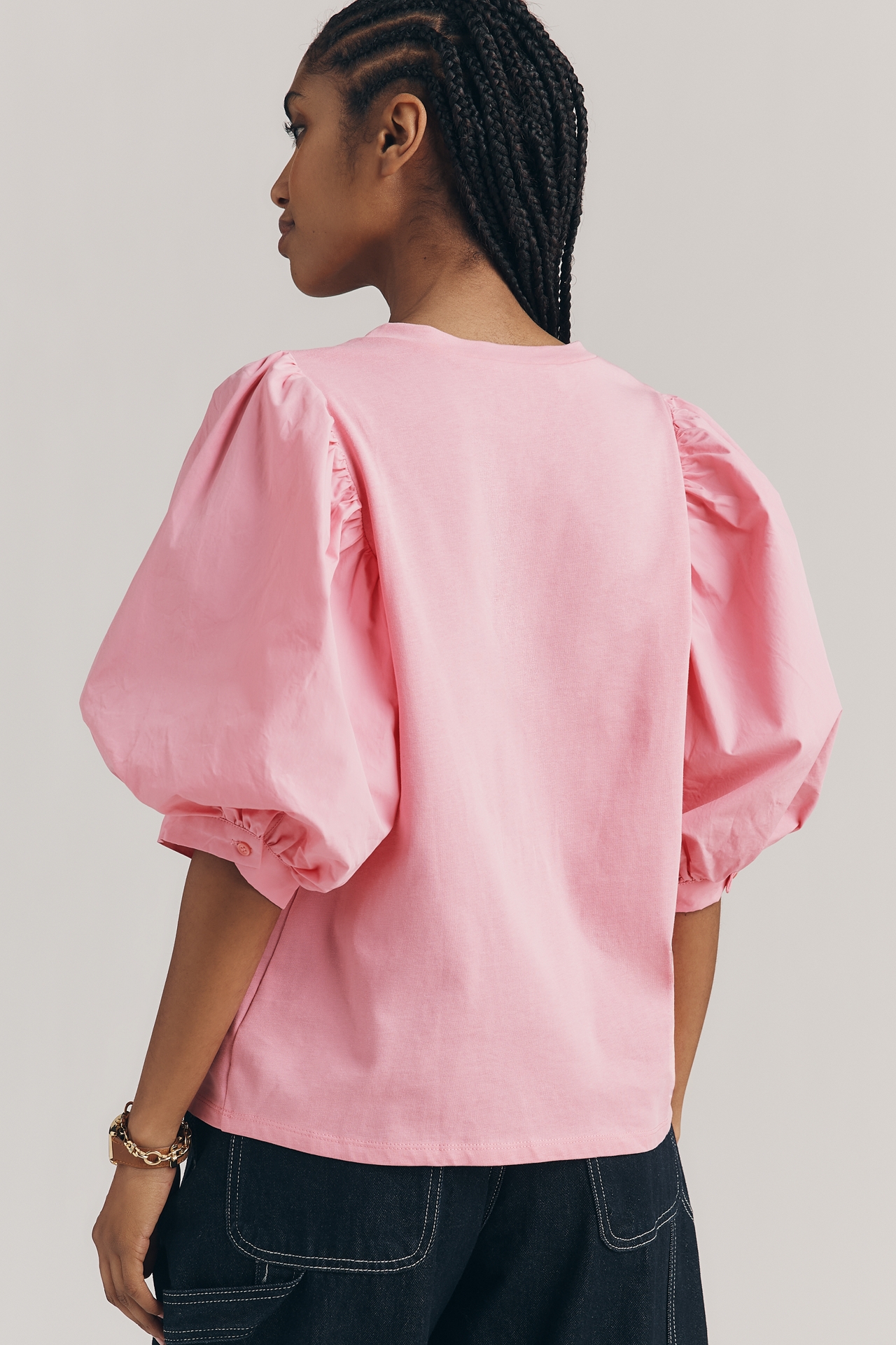 English Factory Puff-Sleeve Top