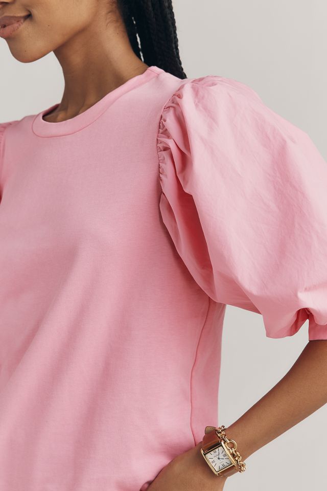 English Factory Puff-Sleeve Top | Anthropologie