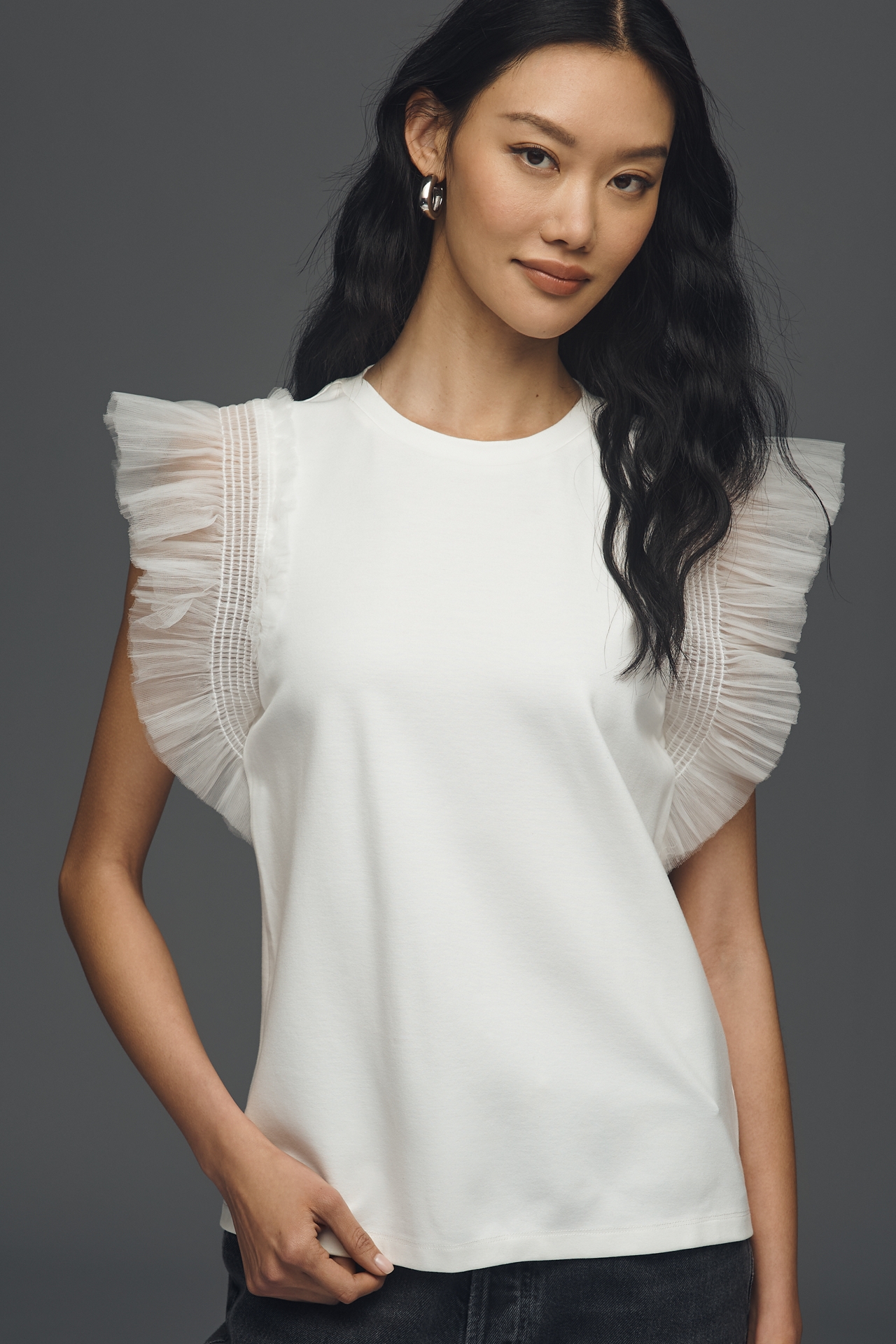 English Factory Tulle T-Shirt