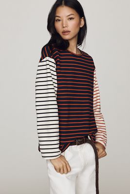 English Factory 100% Cotton Long-Sleeve Top