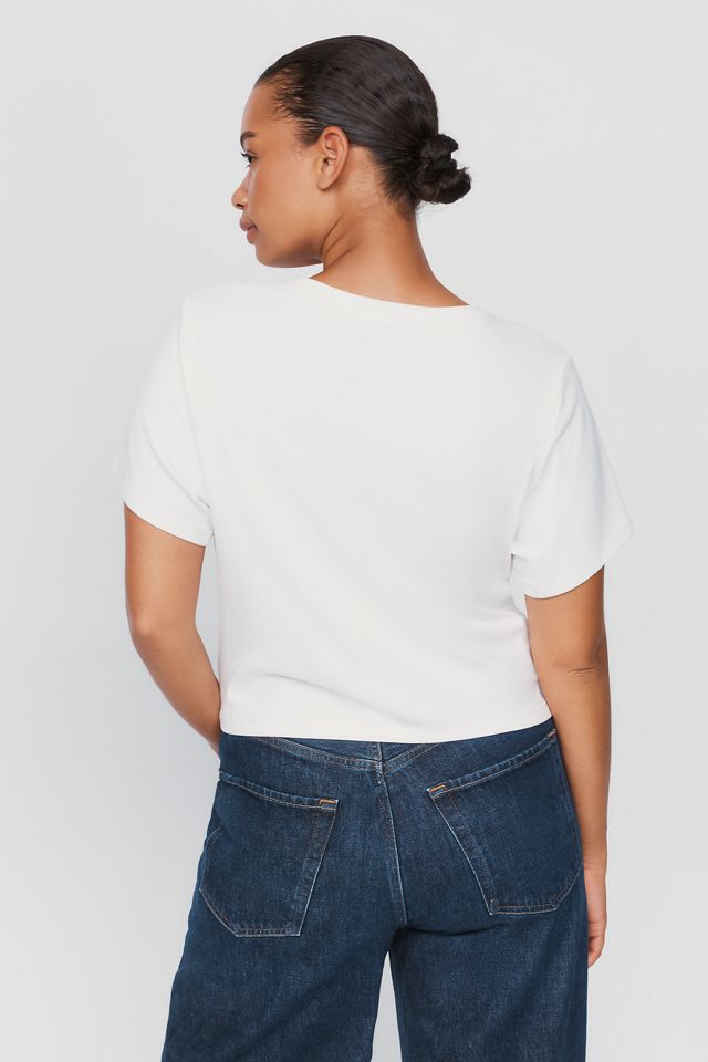 English Factory Olive Beaded Tee #3