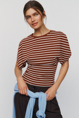 English Factory 100% Cotton Batwing Tee by Anthropologie