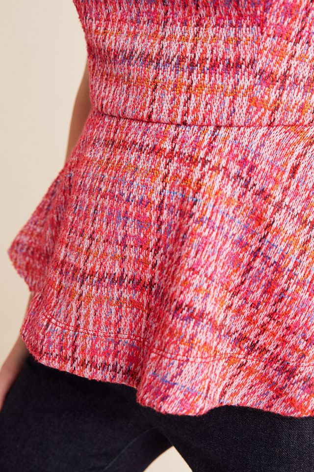 Maeve Shannon Peplum Cropped Top #2