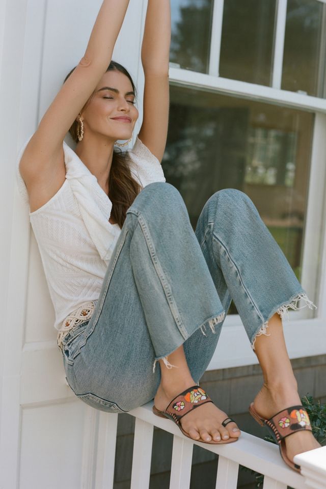 Ruffled Pointelle Off-The-Shoulder Top #4
