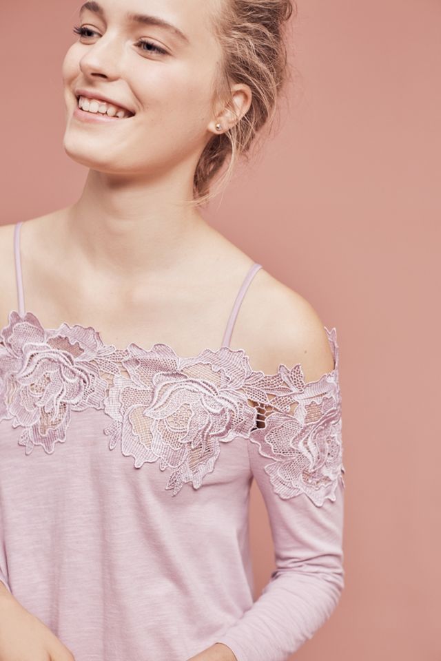 Laceline Off-The-Shoulder Top #1