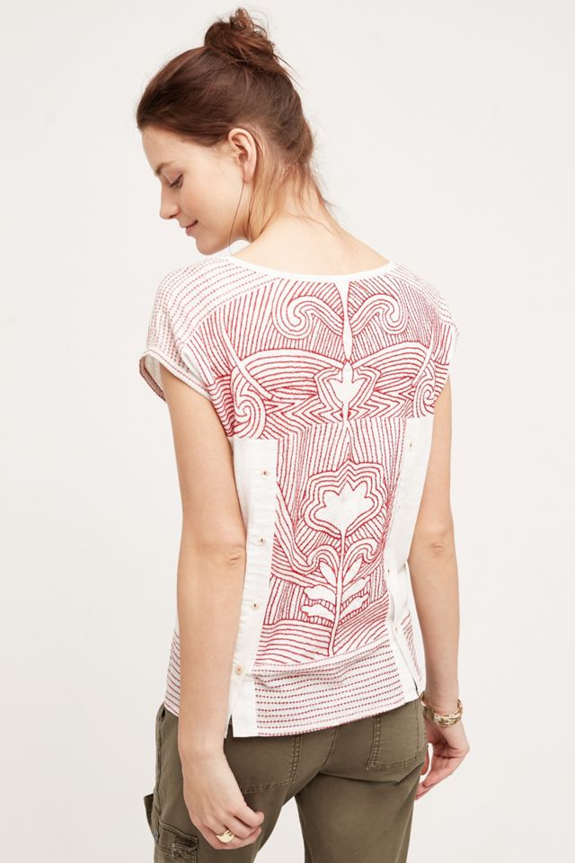 Embroidered Sienna Top #1