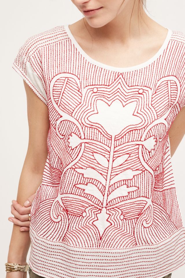 Embroidered Sienna Top #2